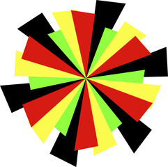 background with rainbow