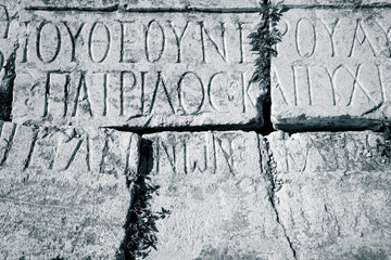 Old inscription