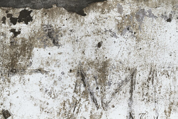 Dirty wall texture. Grunge concrete texture. Cracks and chips on the wall.