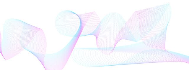 Abstract colorful glowing wave curved lines background.  Abstract frequency sound wave lines and technology curve lines background. Design used for banner, template, science, business and many more.