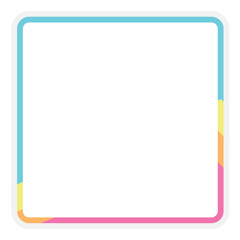 Vibrant Square Frame 6