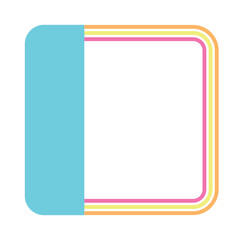 Vibrant Square Frame 10