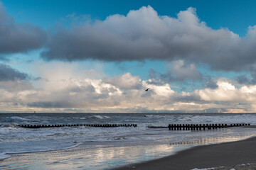 ein Dezembervormittag am Strand von Wangerooge