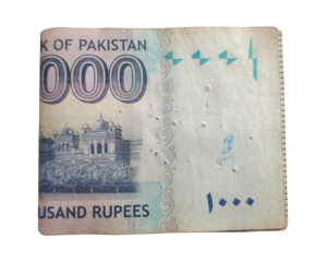 Pakistani Rupees, Pakistani currency notes, paper currency