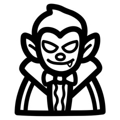 dracura line icon style