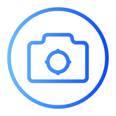 camera gradient icon