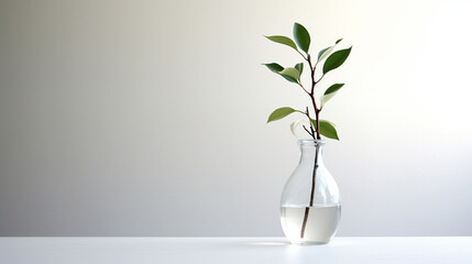 Minimalistic plant in a vase