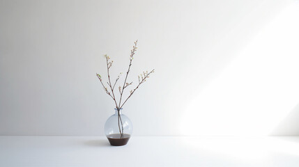 tree in a vase