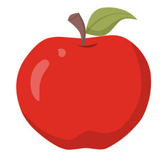 Red apple Illustration, apple fruit, fruit Illustration 