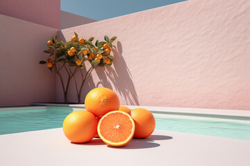 still life with orange
