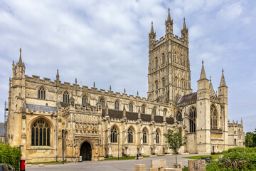 Gloucester Cathedral or Cathedral Church of St Peter and the Holy and Indivisible Trinity, Gloucestershire, England. UK.
