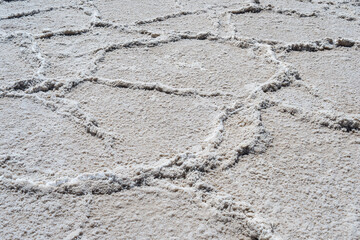 Badwater en californie dans la vallée de la mort, death vallée