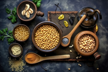 Soybeans created with Generative AI technology