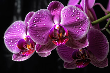 Orchid isolated created with Generative AI technology