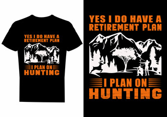 Hunting t shirt design