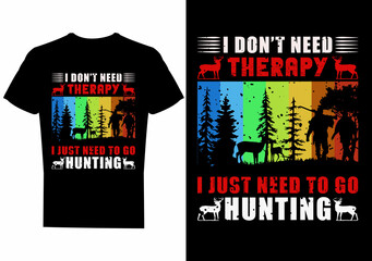 Hunting t shirt design