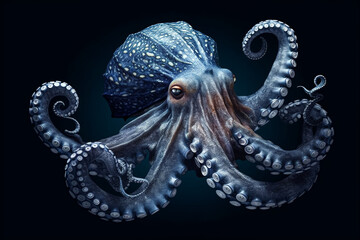 Obraz premium octopus in the water