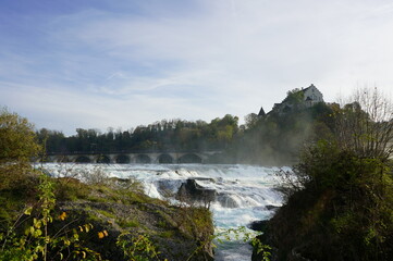 Wasserfall am Rheinfall, Schweiz