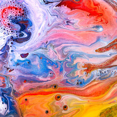 Acrylic Pour Color Liquid marble abstract surfaces Design.