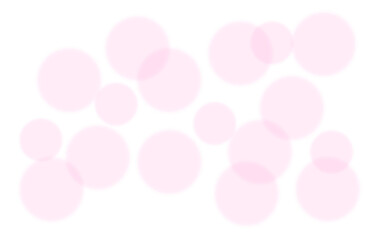 Abstract pink bokeh lights on transparent background. Bokeh effect png