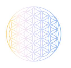 flower of life gradient, manifest, journal, wellness, gratitude journal, spiritual, isolated, ready to print	
