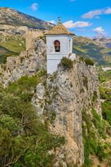 The famous Bell Tower at Guadalest Castle