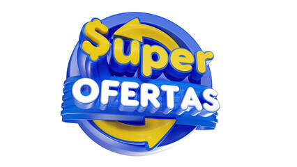 Selo 3d isolado em português super ofertas