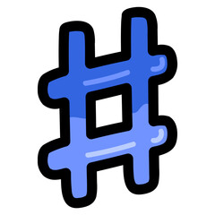 sharp filled outline icon style