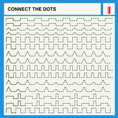 Preschool worksheet trace the shapes and color. Basic writing and coloring practice