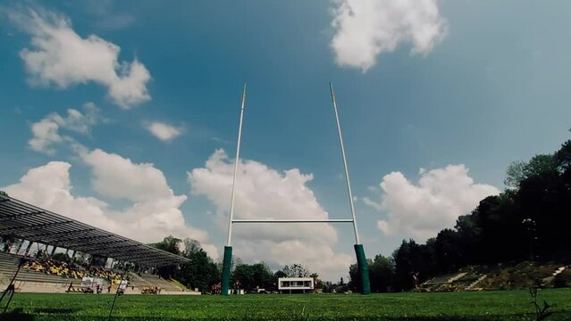 Rugby field time-lapse