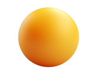 Table tennis ball on transparent background. Generative AI. - obrazy, fototapety, plakaty