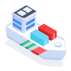 Bundle of Modern Transportations Isometric Icons

