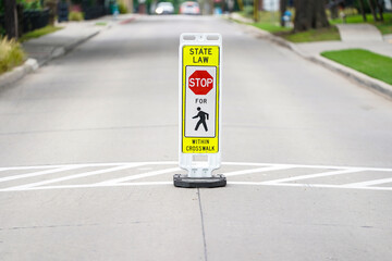 State Law Stop Crosswalk