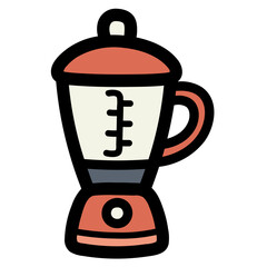 blender filled outline icon style