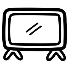television line icon style