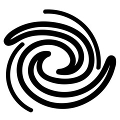 milky way line icon style