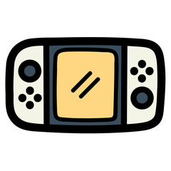 game console filled outline icon style