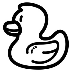 duck line icon style