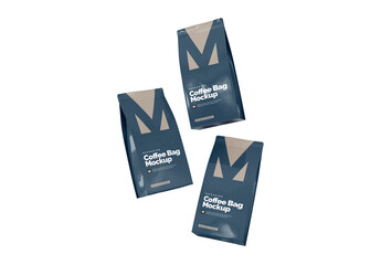 Glossy Coffee Bag Mockup
