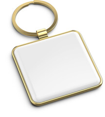 Keychain Key Chain Keyring Pendant Quad 3D Rendering