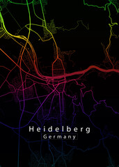 Heidelberg Germany City Map