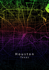 Houston Texas City Map