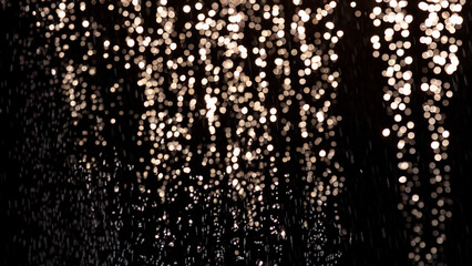 Light reflections dancing in the rain - generative ai