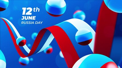 Happy Independence day Russia 4k 