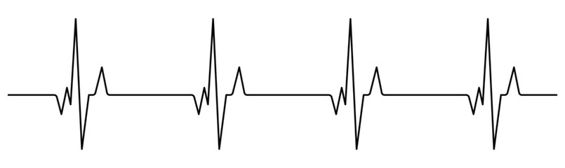 Cardiogram on a isolated background vector.Pulse, ecg, ekg, hertbeat, electrocardiogram, graph, rhythm cardioid concept. Heartbeat pulse hospital logo sign. Vector illustration	 - obrazy, fototapety, plakaty