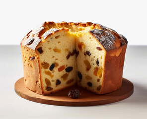 Panettone, typical Christmas bread