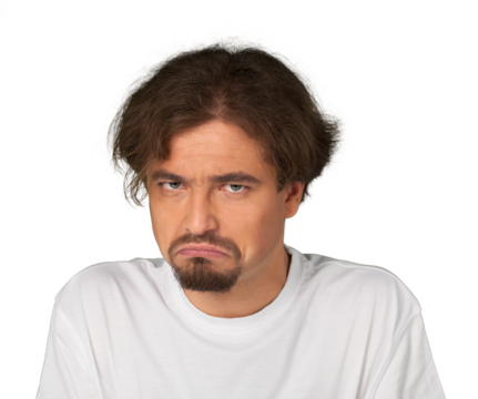 Portrait of a Sad Man