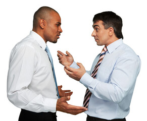 Businessmen arguing