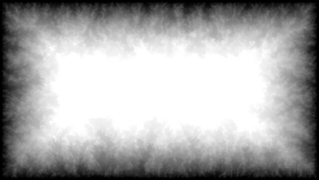 Ink Frame on White Background