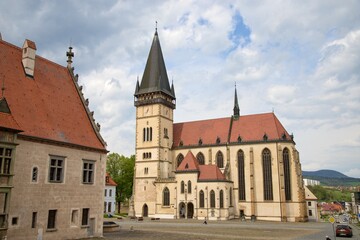 Fototapeta na wymiar Church of St. Egidius in Bardejov
